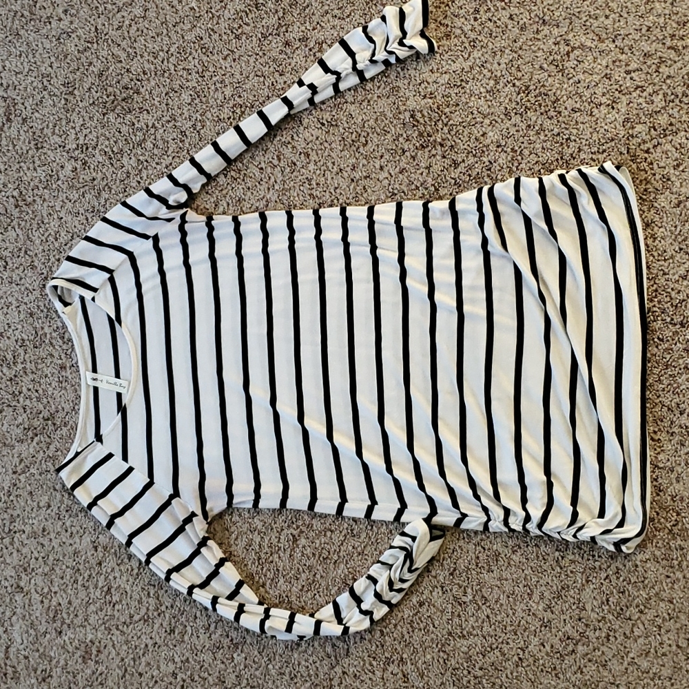 Striped mini dress/tunic